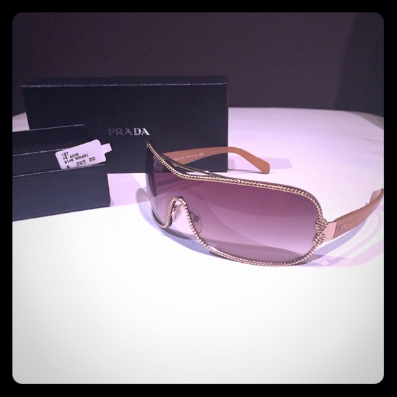Prada Gold Velvet Rope Sunglasses - Made in Italy